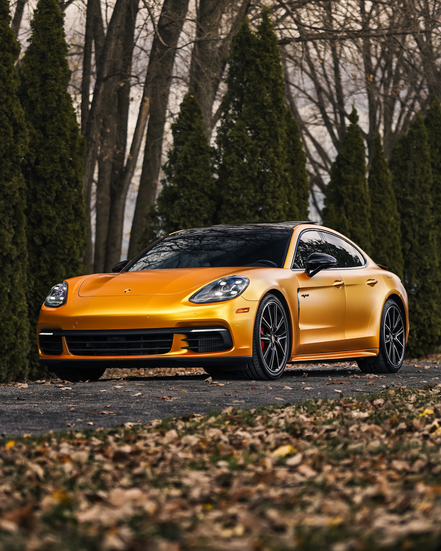 Porsche Panamera, Jaune satin